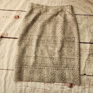 Vintage Escada Margaretha Ley Metallic Skirt Size 44/14